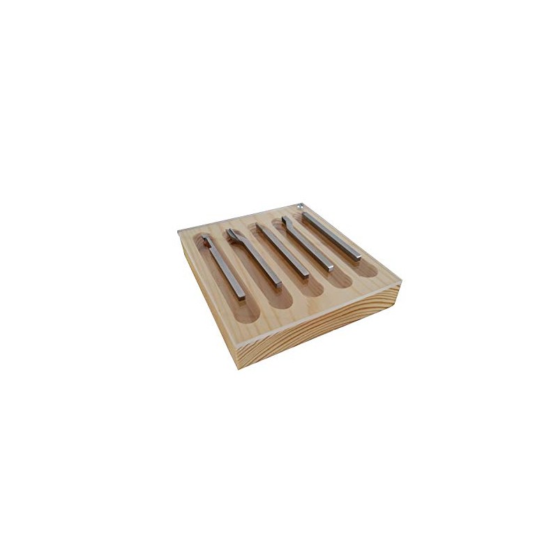 PAULIMOT HSS Lathe Tool Set 5 Pieces 3.5 mm