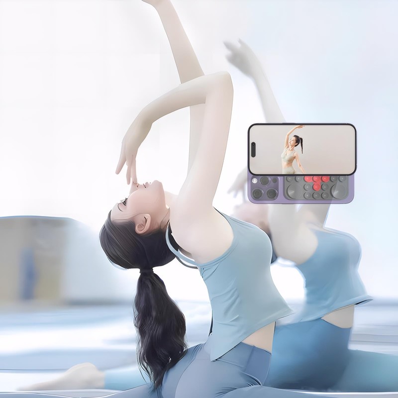 Silicone Magnetic Suction Cup Phone Sticky Grip Holder Compatible with