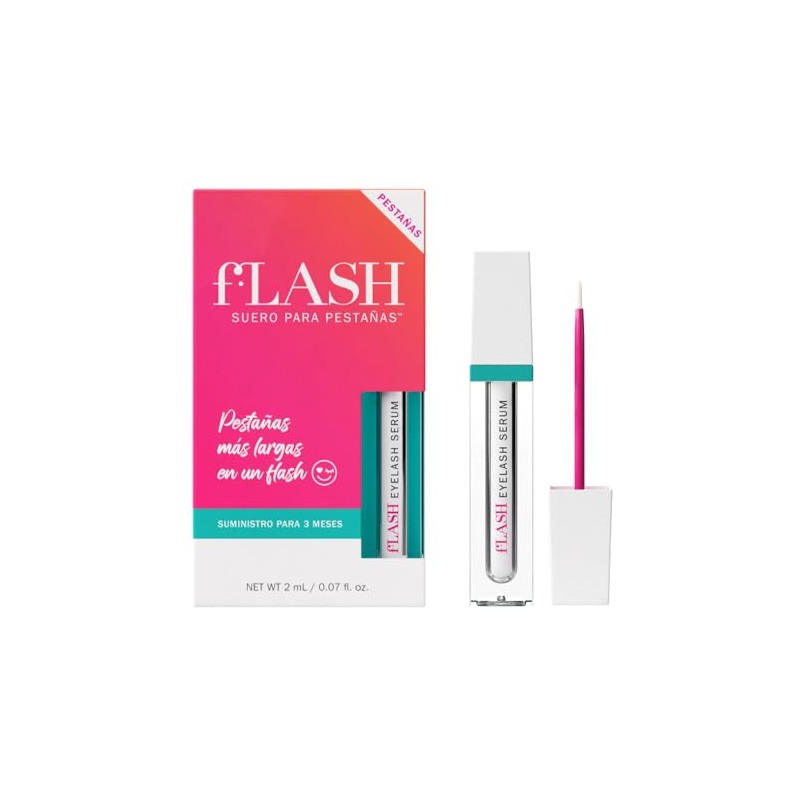 Flash - Sérum para pestañas amplificador de pestañas, 2 ml