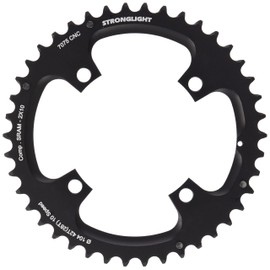 StrongLight MTB 104/64 Unisex 2 x 10 Chainring, Unisex, 274120, Black, 22