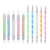 FULINJOY 5PCS Dual Tipped Nail Art Sculpture Pen with 5PCS