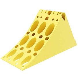 The Drive -16831 Wheel Chock with Handle Yellow G46