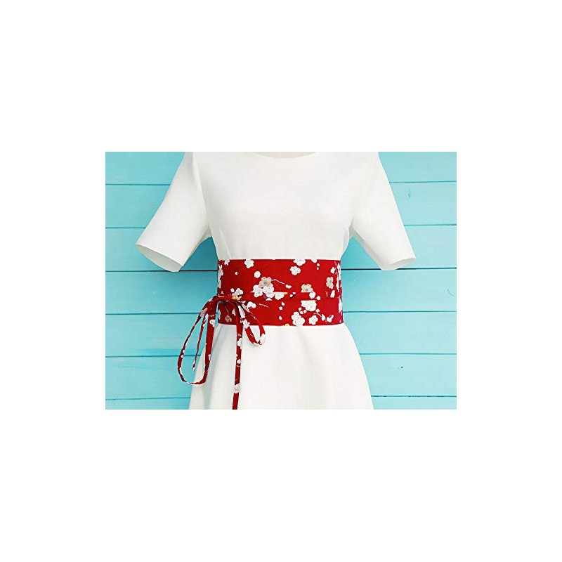 MAYSONG Bata japonesa tipo kimono Obi para mujer, Style 13,