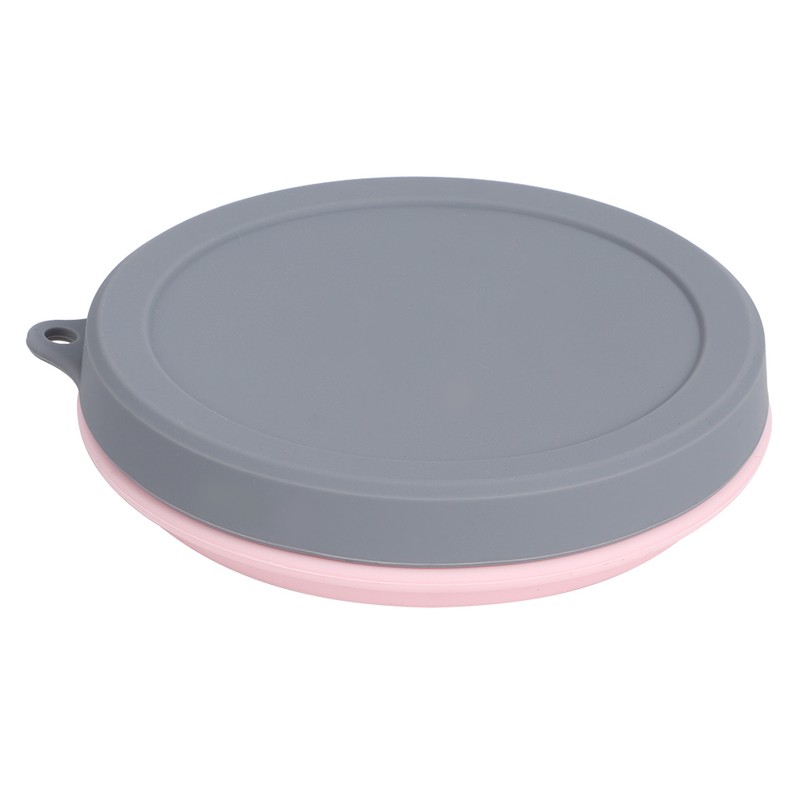 1L Portable Collapsible Silicone Bowl with Lid Food Storage Containers