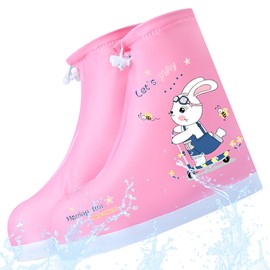Waterproof Overshoe Children, ACTOYS Reusable Overshoes, Rainproof Shoe Covers, Non-Slip and Wear-Resistant, Creating 360° Waterproof and Sandproof Protection for Children