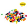 ANCLLO 100pcs Colorful Round Shaped Fishing Beads