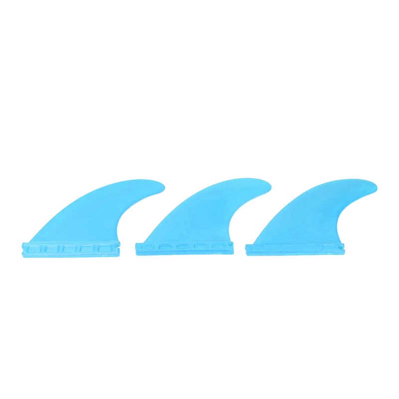 3Pcs Surfboard Fins PVC Thruster Fins Surfing Board Accessories for