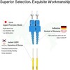FLYPROFiber- 2M OS2 SC to LC Fiber Patch Cable |