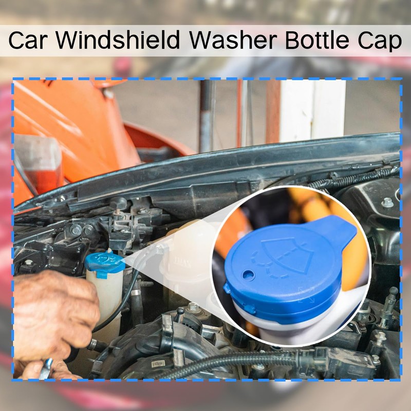 Tabanzhe Replacement Car Washer Bottle Cap-Plastic Windscreen Washer Bottle Cap