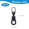 10PCS Adjustable Zipper Pull Replacement Set,Removable Zipper Pullers,Detachable Zippers Tabs