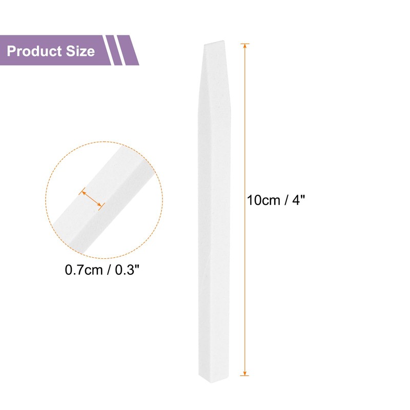 HARFINGTON 10pcs Pumice Stone Nail File, Pumice Nail Polishing Stick