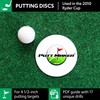 Putt Maker Putting Discs 4-Pack, Golf Training Disk Accessories for