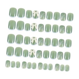 BIUDECO 48pcs False Nails Tips for Women Removable Nail Art Decor Full Cover Press Manicure for Parties and Special Occasions