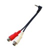 φ3.5mm Stereo Mini Plug (Male L) Plug and RCA /