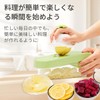 LumiGlow Slicer Julienne Vegetable Slicer Food Grade Material with Handguard