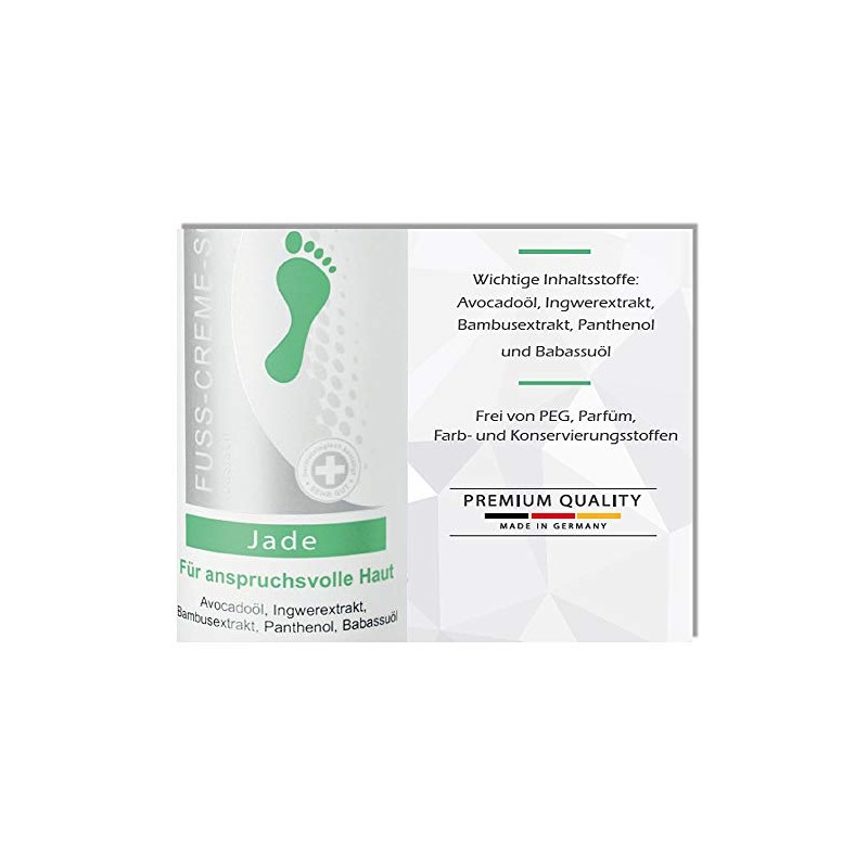 Sanamed Jade Foot Cream Foam for Demanding Skin with 5%