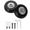 sourcing map Set of 1 Luggage Wheels Replacement 54 x