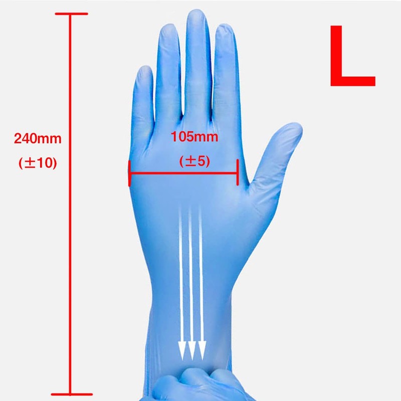 RAMEDICO Nitrile Gloves, 100% Nitrile, General Medical Devices, Powder Free,