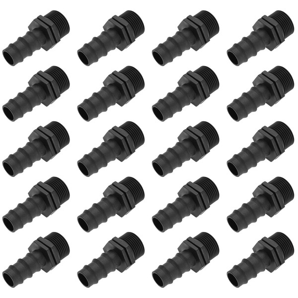 LT Easiyl 20pcs 20mm to 3/4 Inch Couplings Irrigation Hose