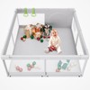 Baby Playpen, 47x47 in Small Play Pen,Toddler Playpen for Apartment,Play