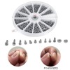 600pcs Screws and Nuts, Stainless Steel Nut and Bolt Assortment