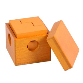 3D Wooden Cube Puzzles Wooden Brain Teaser Puzzle Gift Desk Puzzles Geometric Intellectual Jigsaw Logic Puzzle Educational Games Toy for Kids and Adults by AHYUAN