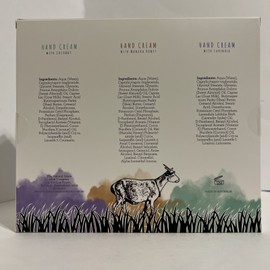 The Natural Company •Goats Milk Hand Cream Trio-Lavander-