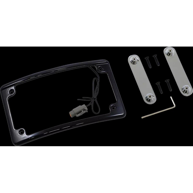 CUSTOM DYNAMICS LED License Plate Frame - CVO - Black