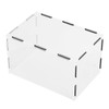 Greensen Handpolierstaubkasten Acryl Geschlossene Schleifstaubkasten Acryl Hochtransparent Rechteck Table Politur,