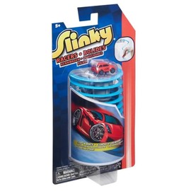 Toy Slinky Racer Mini Race Cars - Versatile Racetracks for Endless Fun - Clamps to Any Shelf, Table, or Door! (1)