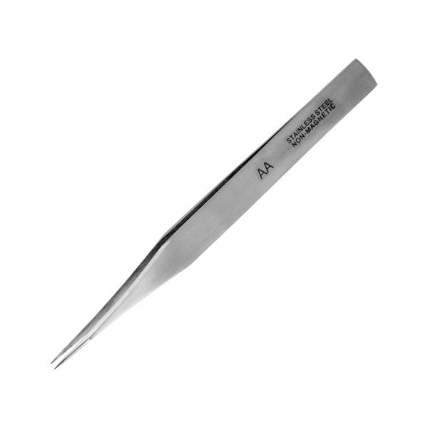 Modelcraft PTW2185/AA Strong Fine Stainless Steel Tweezers, Silver