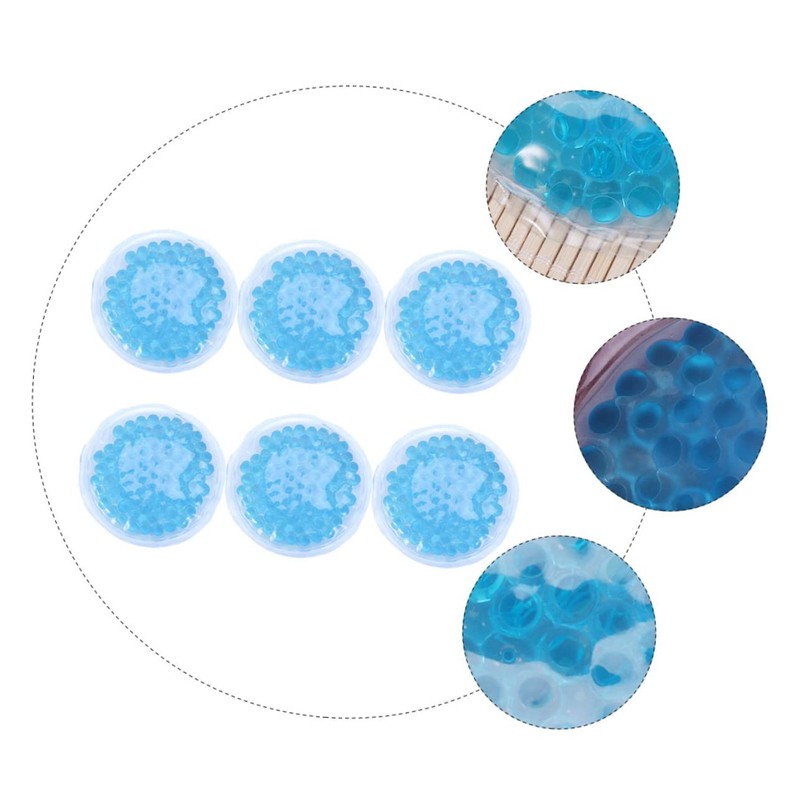 ORFOFE 6Pcs Round Hot Cold Therapy Packs for Physiotherapy Flexible
