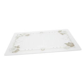 DOITOOL 1 Sheet Transparent Cutting Mat for Crafts Reusable Self Healing Cutting Board Non Slip Art Pad for DIY Projects for Engraving and Sewing