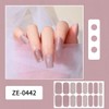 KSJEHW 64pcs Nagelfolie Mehrfarbig Glitter Hell Rosa Gel Nail Nagelfolien