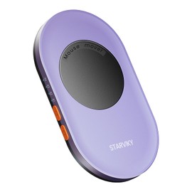 STARVIKY Mechanical Mouse Jiggler, Ultra-Slim Mouse Mover, with Adjustable Running Timer, Driver-Free Mouse Wiggler Shaker Silently（Light Purple）