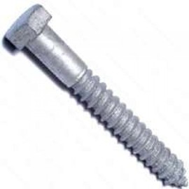 Midwest Products 05596 Galvanized Hex Large Screws 1/2x4