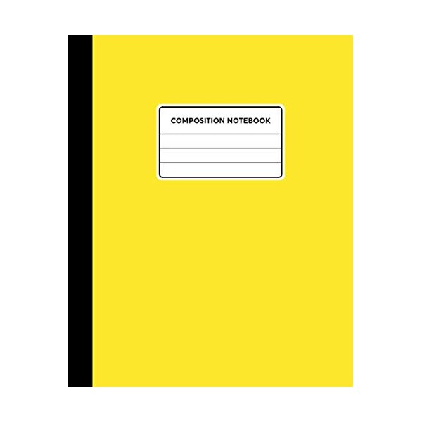 Composition Notebook: Wide Ruled School Subject Composition Notebook for Kids