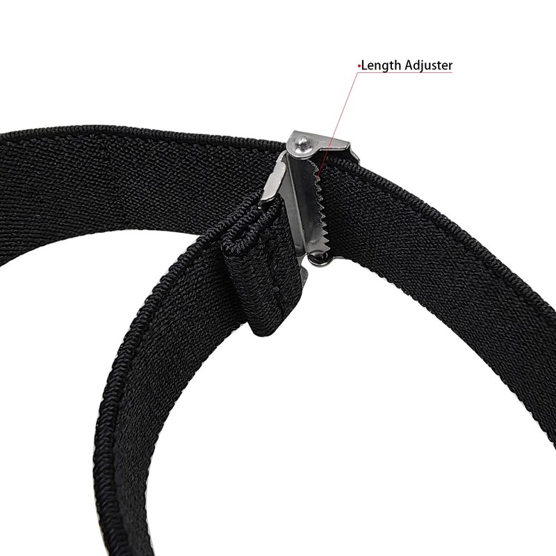 Kedofe Mens Shirt Stays Military Adjustable Elastic Garter Straps Sock