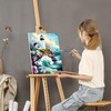 SENQAO Framed Paint by Numbers Kit for Adults Beginners with