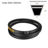 sourcing map A-56 Drive Belt 56 Inch Pitch Length 13
