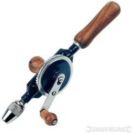 Silverline 675032 Double Pinion Hand Drill 290 mm,Brown,290mm