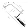 OTOOLWORLD Adjustable Hand Bow Saw, Curved Saw blade, Small Saw,