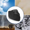 Motorcycle Cover Waterproof Rain Proof Dustproof Folding Silver Coating Outdoor