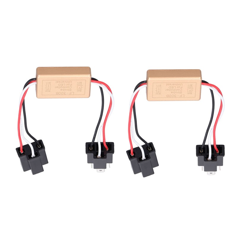 2PCS LED Flash Module, 9-30V LF-300B H4 Flash Strobe Controller