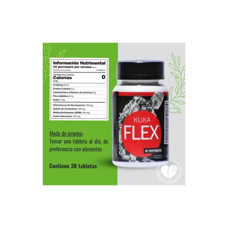 Kukaflexforte Paquete 4 Frascos Original Dura 4 Meses