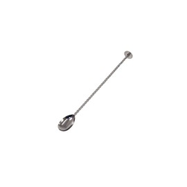 Bonzer Mixing Spoon - SS Muddler End, Silver, 25cm