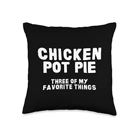 Charlies Kitchen Kitchen Chef Cooking Joke Chicken Pot Pie Meal Men & Women Throw Pillow, 16x16, Multicolor