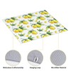 Yellow Lemon Green Leaves Dish Drying Mat For Kitchen Counter