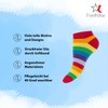 Footstar 8 Pairs of Motif Sneaker Socks Short Cute Colourful