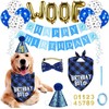 Boxgear Dog Birthday Party Supplies, Dog Birthday Bandana Hat Banner